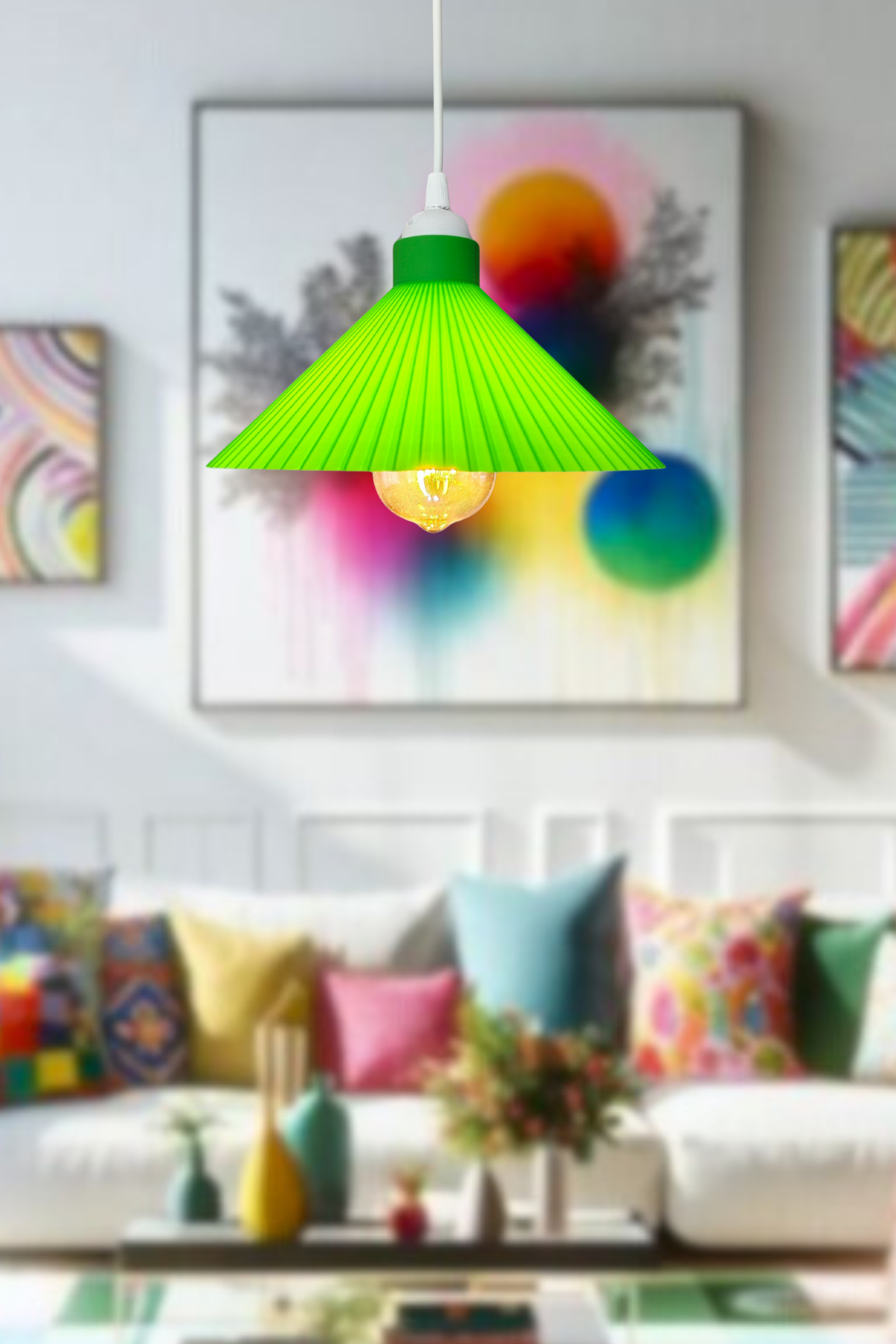 Pinterest Avize (Yeşil)