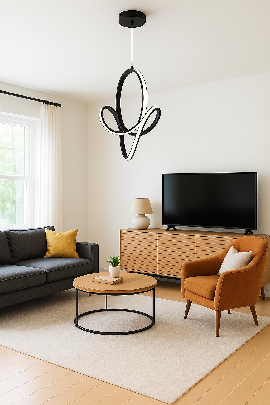 101-Loop Büyük Led Avize