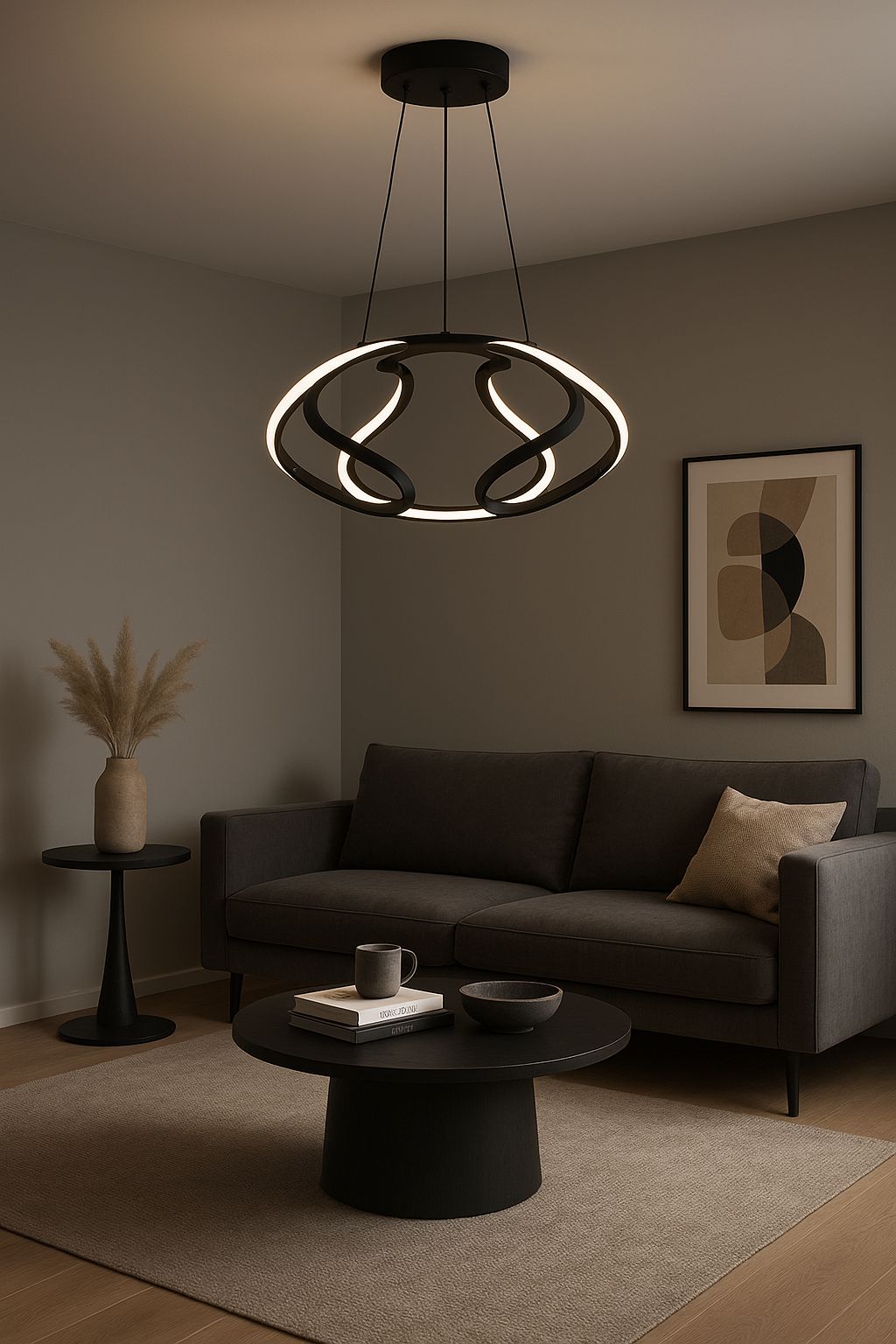 1021 - Dron Küçük Led Avize