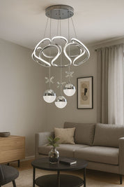 1022 - Dron Maksi  3 Top Led Avize