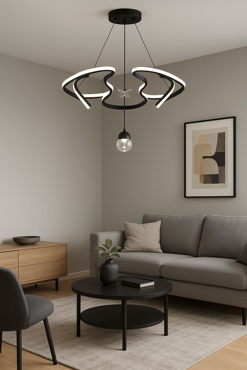 1022 - Dron Maksi  1 Top Led Avize