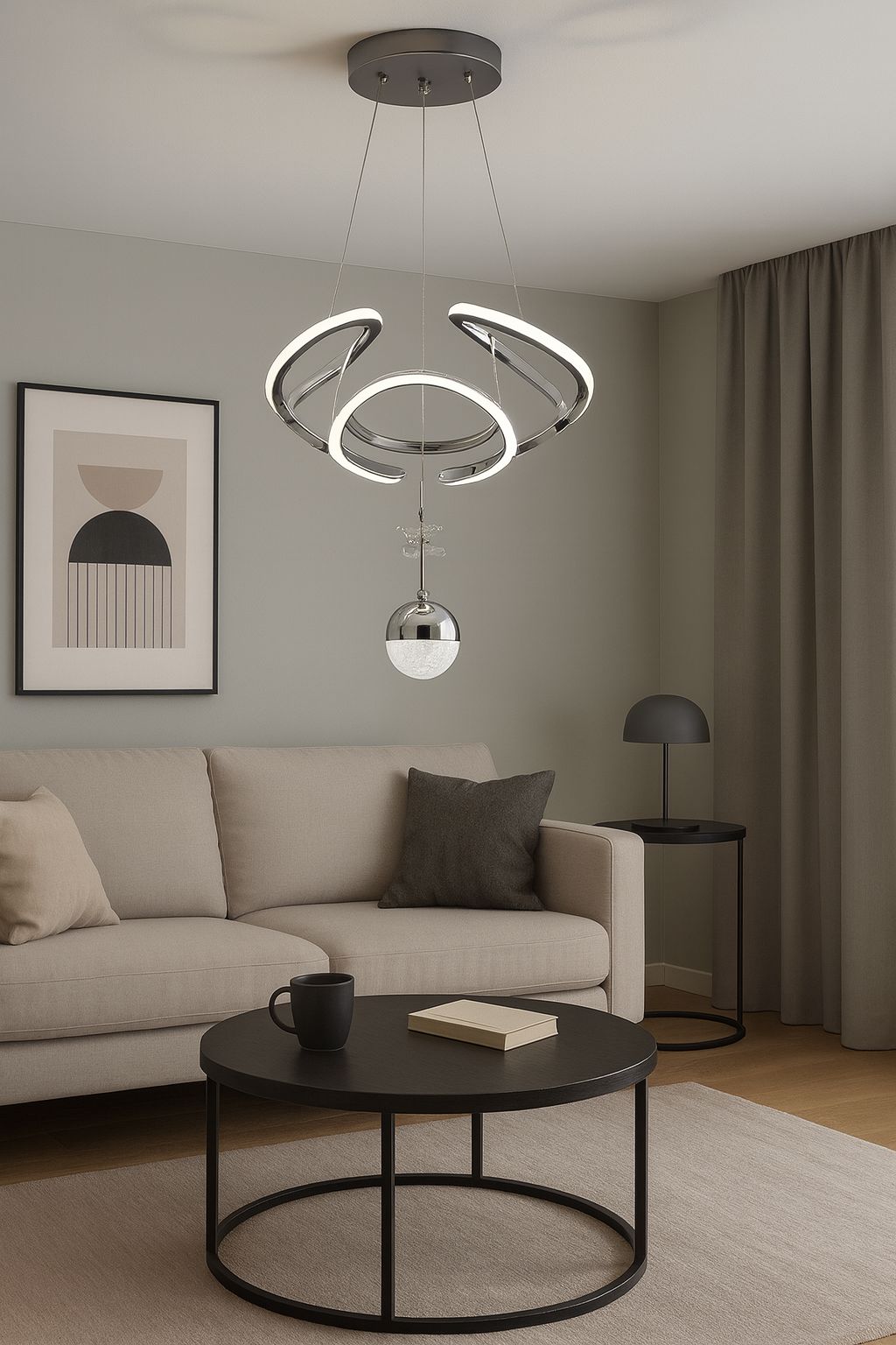 1023 - Dron Orta 1 Top Led Avize