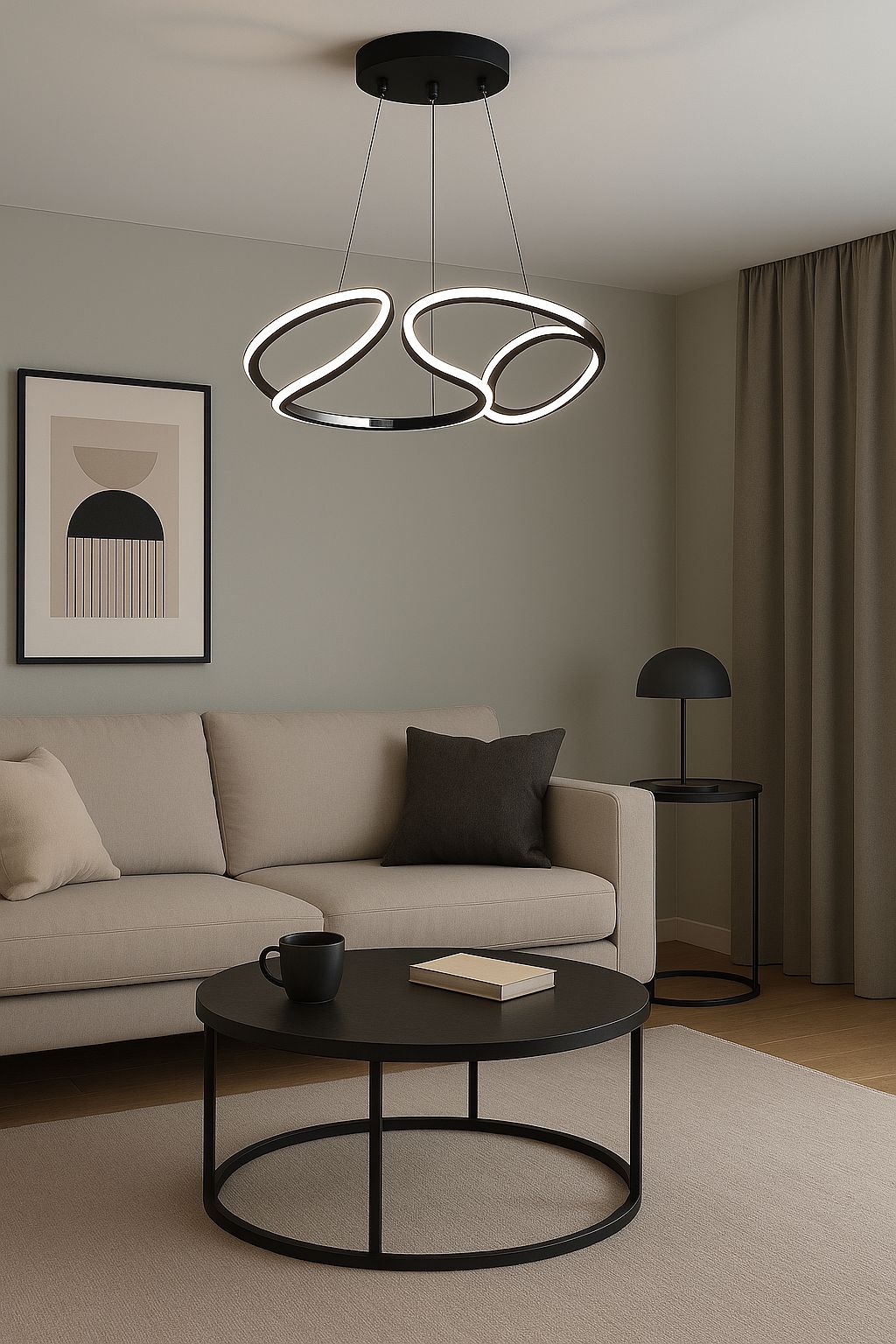 1023 - Dronlu Papatya Led Avize