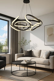 1025 - Dron Çemberli Led Avize