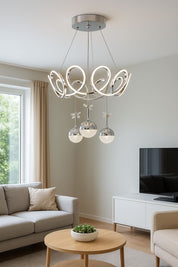 1062 - Leylak Maksi 3 Top Led Avize