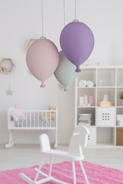 Kız Çocuk 3'Lü Sarkıt Avize,Balon Avize