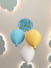 Erkek Çocuk Avize 3'lü Sarkıt,Balon Avize