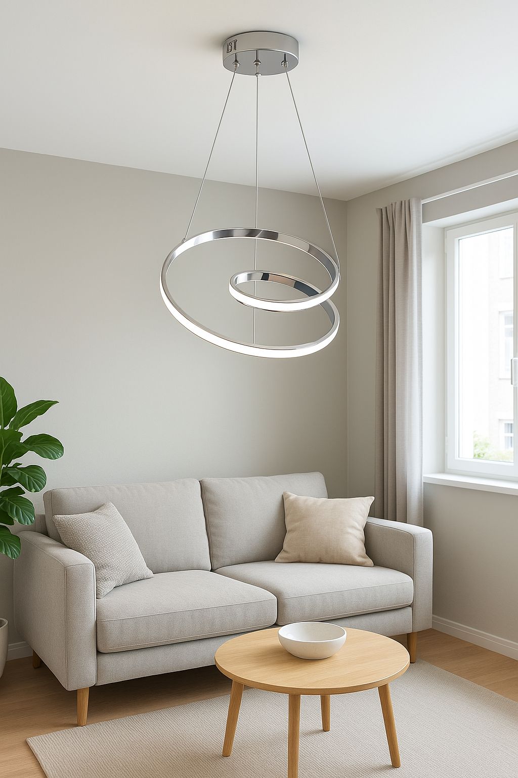 402 - Kaos 2li - Küçük Led Avize