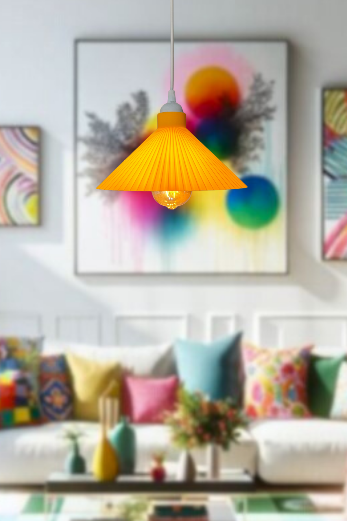 Pinterest Avize (Sarı)