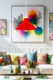 Pinterest Avize (Kırmızı)