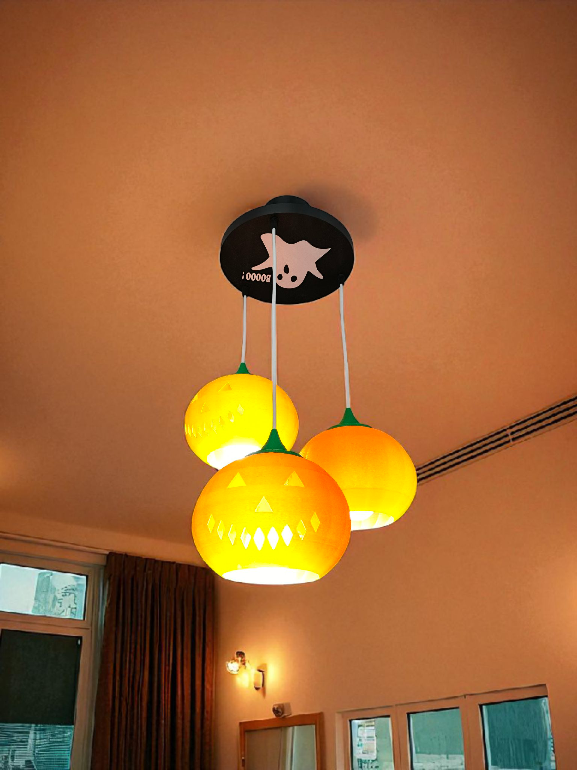 Bal Kabağı Gülen Yüz Çocuk Odası Avize